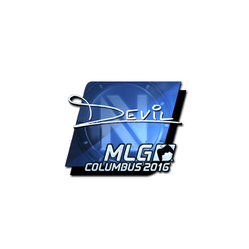 Sticker | DEVIL (Foil) | MLG Columbus 2016