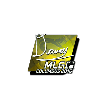 Sticker | DAVEY (Foil) | MLG Columbus 2016
