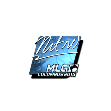 Sticker nitr0 (Foil) | MLG Columbus 2016