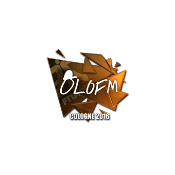 Sticker | olofmeister (Foil) | Cologne 2016