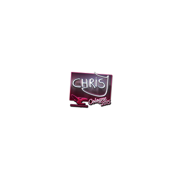 Sticker chrisJ (Foil) | Cologne 2015