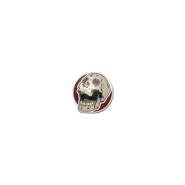 Sticker Rising Skull