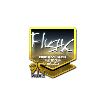 Sticker | flusha (Foil) | Cluj-Napoca 2015