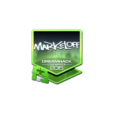 Sticker markeloff (Foil) | Cluj-Napoca 2015