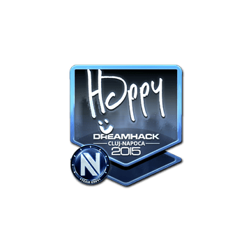 Sticker | Happy (Foil) | Cluj-Napoca 2015