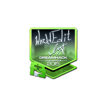 Sticker WorldEdit (Foil) | Cluj-Napoca 2015