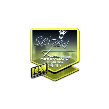Sticker seized (Foil) | Cluj-Napoca 2015