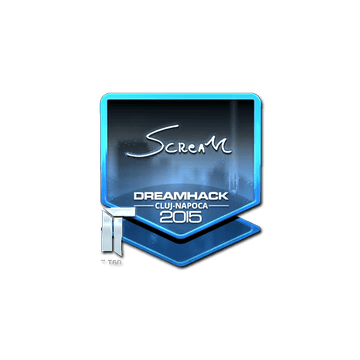 Sticker | ScreaM (Foil) | Cluj-Napoca 2015