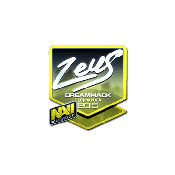 Sticker Zeus (Foil) | Cluj-Napoca 2015