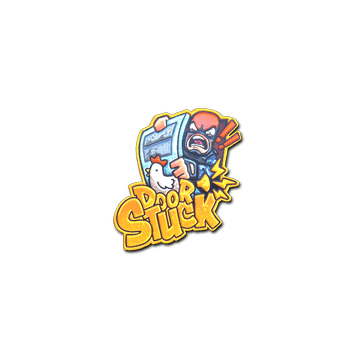 Sticker | Door Stuck (Foil)