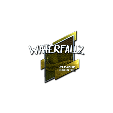 Sticker | waterfaLLZ (Foil) | Boston 2018