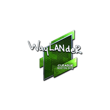 Sticker | wayLander (Foil) | Boston 2018