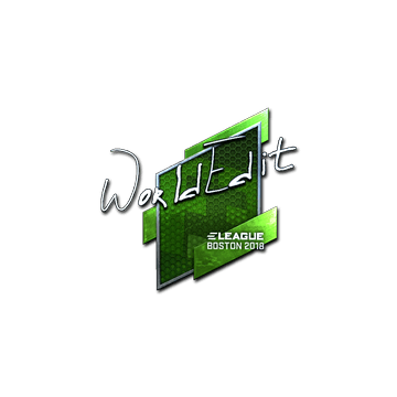 Sticker | WorldEdit (Foil) | Boston 2018