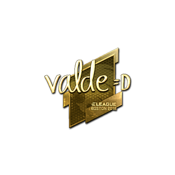 Sticker | v4lde (Gold) | Boston 2018