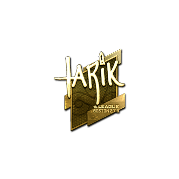 Sticker | tarik (Gold) | Boston 2018