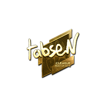 Sticker | tabseN (Gold) | Boston 2018