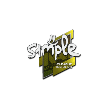 Sticker | s1mple | Boston 2018