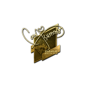 Sticker | Summer (Gold) | Boston 2018