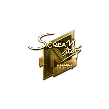 Sticker | ScreaM (Gold) | Boston 2018