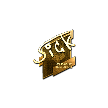 Sticker | SicK (Gold) | Boston 2018
