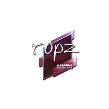 Sticker | ropz (Foil) | Boston 2018