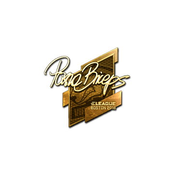 Sticker | pashaBiceps (Gold) | Boston 2018