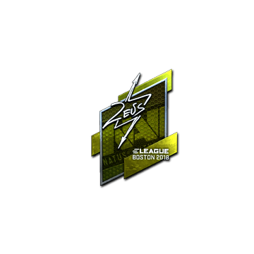 Sticker | Zeus (Foil) | Boston 2018