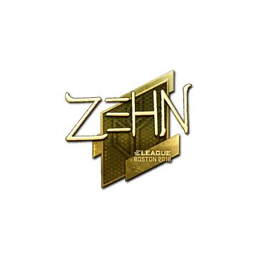 Sticker | zehN (Gold) | Boston 2018