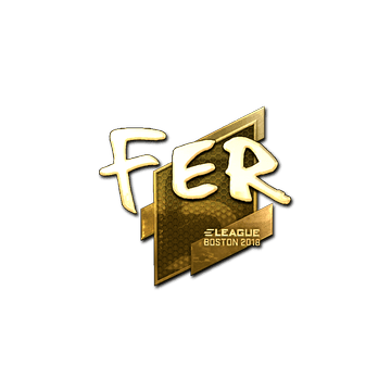 Sticker | fer (Gold) | Boston 2018