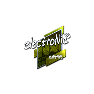 Sticker | electronic (Foil) | Boston 2018