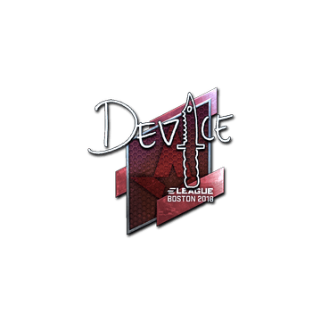 Sticker | device (Foil) | Boston 2018