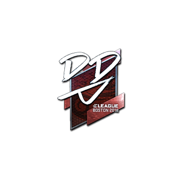 Sticker | DD (Foil) | Boston 2018
