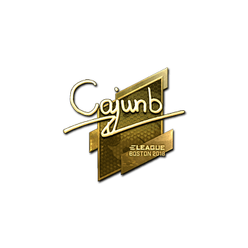 Sticker | cajunb (Gold) | Boston 2018