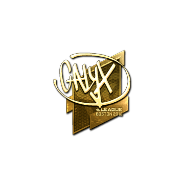 Sticker | Calyx (Gold) | Boston 2018