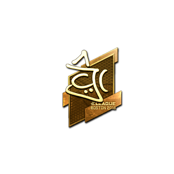 Sticker | chrisJ (Gold) | Boston 2018