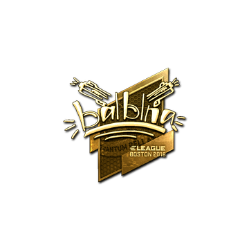Sticker | balblna (Gold) | Boston 2018