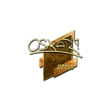 Sticker | oskar (Gold) | Boston 2018