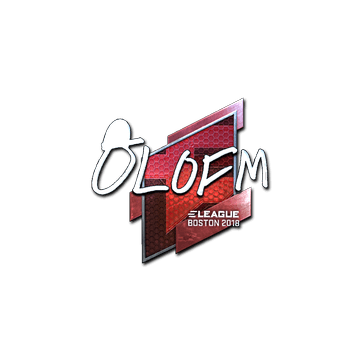 Sticker | olofmeister (Foil) | Boston 2018