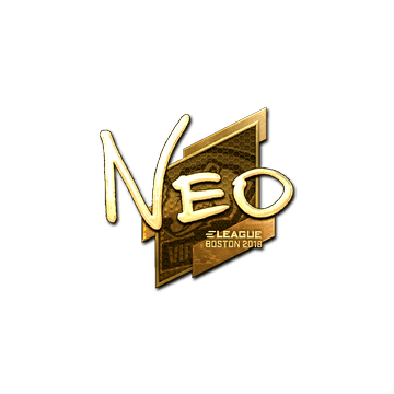 Sticker | NEO (Gold) | Boston 2018