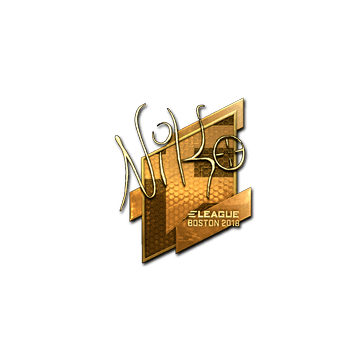 Sticker | NiKo (Gold) | Boston 2018