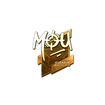 Sticker | mou (Gold) | Boston 2018