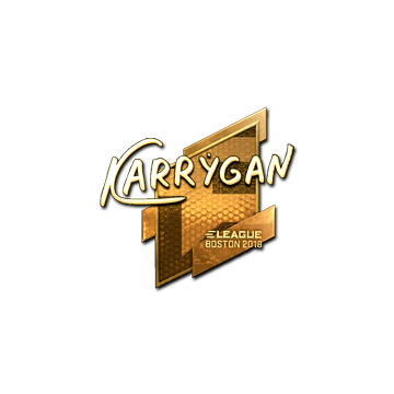 Sticker | karrigan (Gold) | Boston 2018
