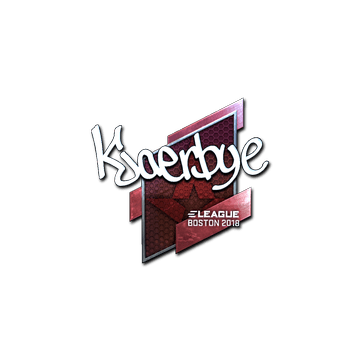 Sticker | Kjaerbye (Foil) | Boston 2018
