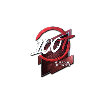 Sticker | 100 Thieves (Foil) | Boston 2018