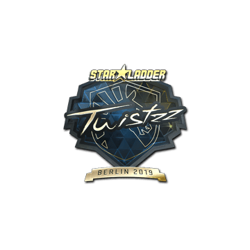 Sticker | Twistzz (Gold) | Berlin 2019