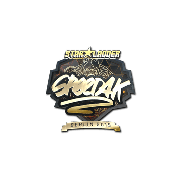 Sticker | speed4k (Gold) | Berlin 2019