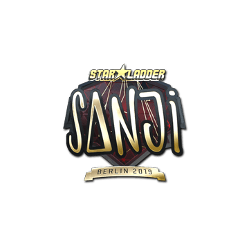 Sticker | SANJI (Gold) | Berlin 2019