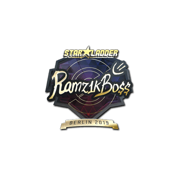 Sticker | Ramz1kBO$$ (Gold) | Berlin 2019