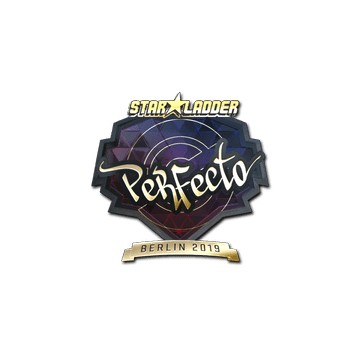 Sticker | Perfecto (Gold) | Berlin 2019