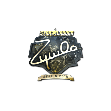 Sticker | ZywOo (Gold) | Berlin 2019